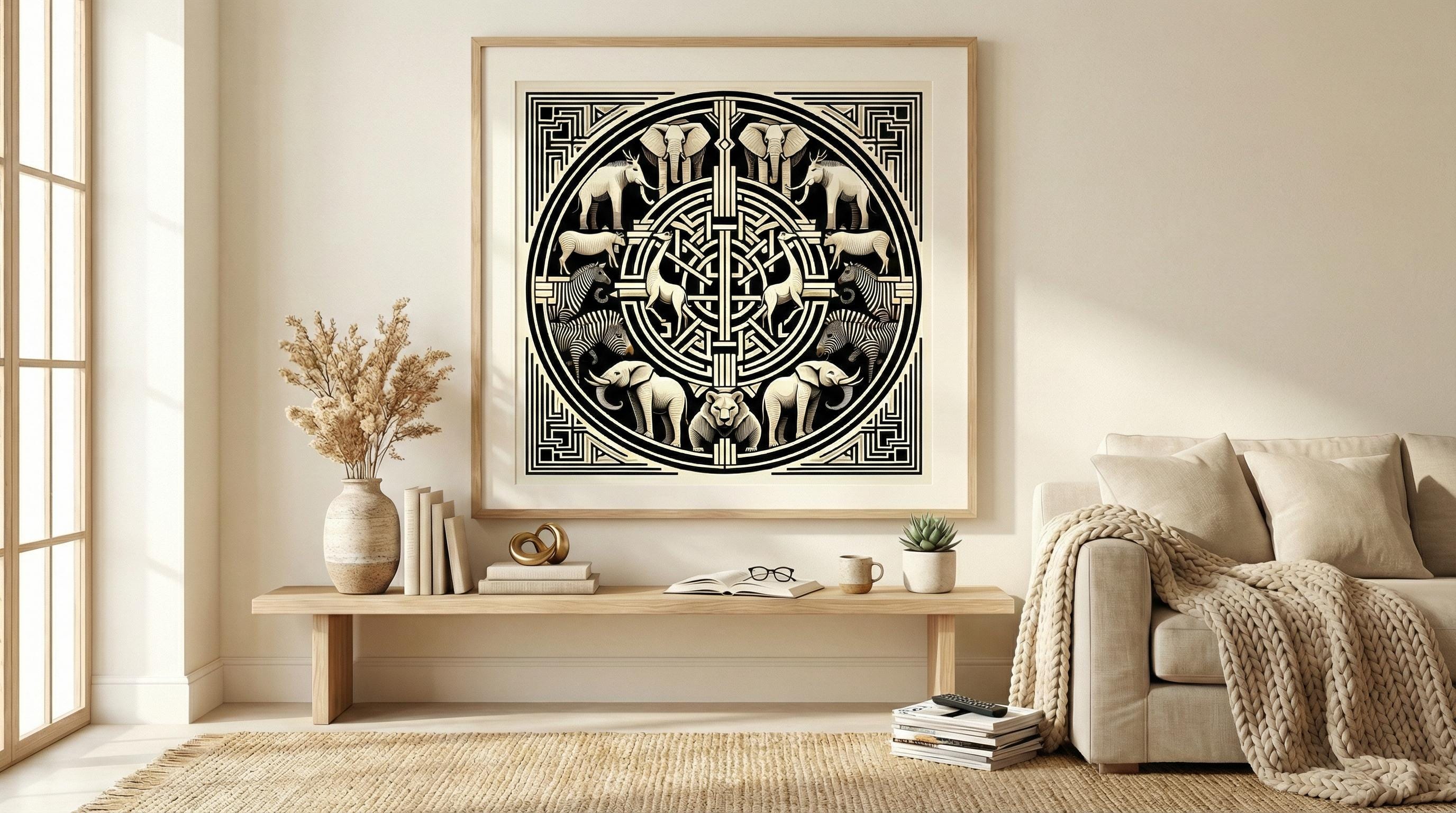 Circle of Wildlife fine print