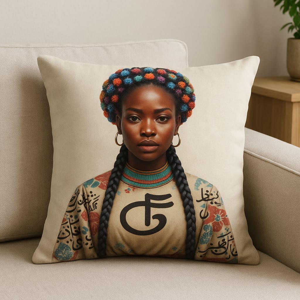 Crowned Beauty cushion