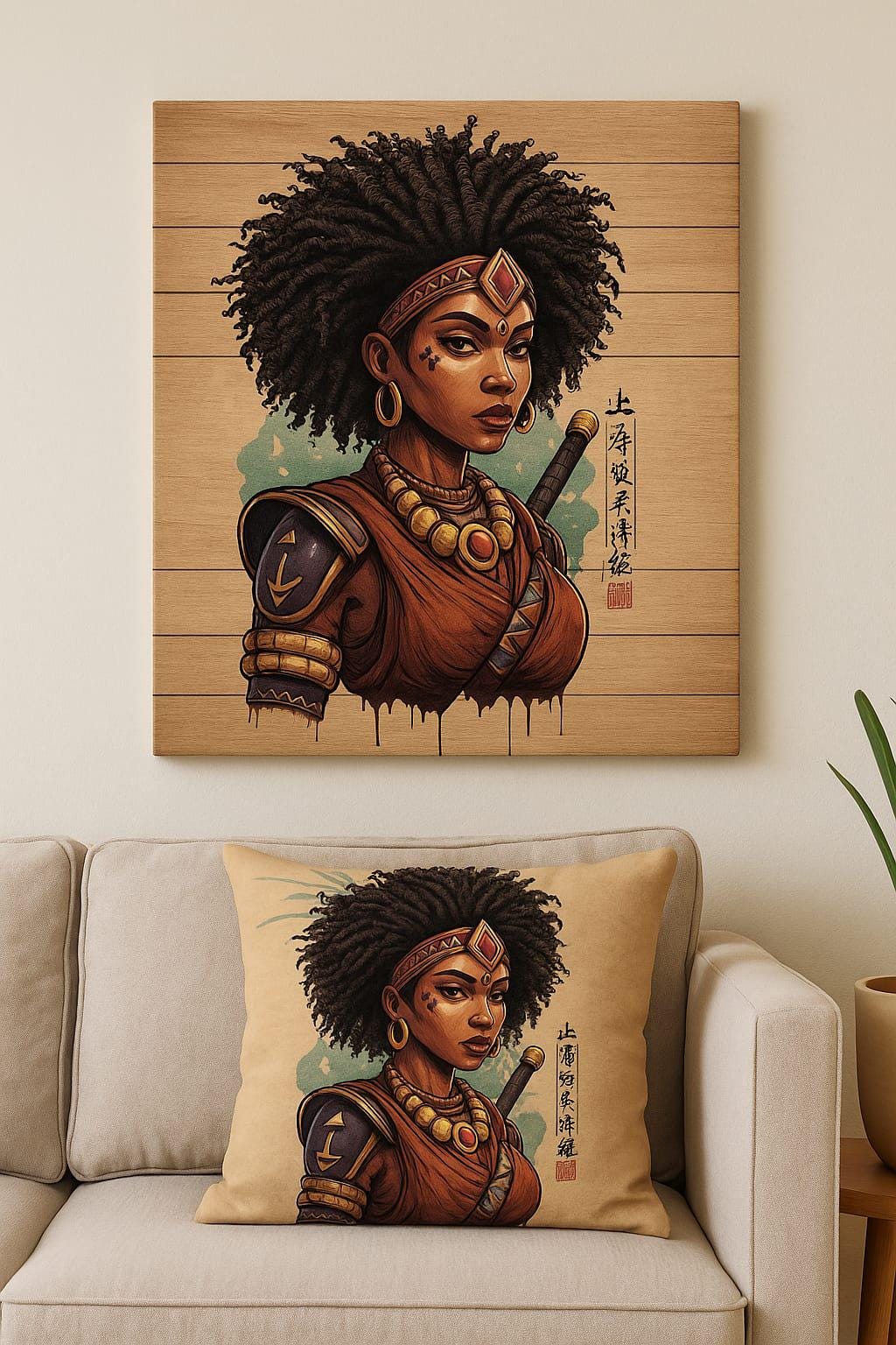 Warrior Empress Canvas