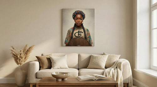 Crowned Beauty Canvas