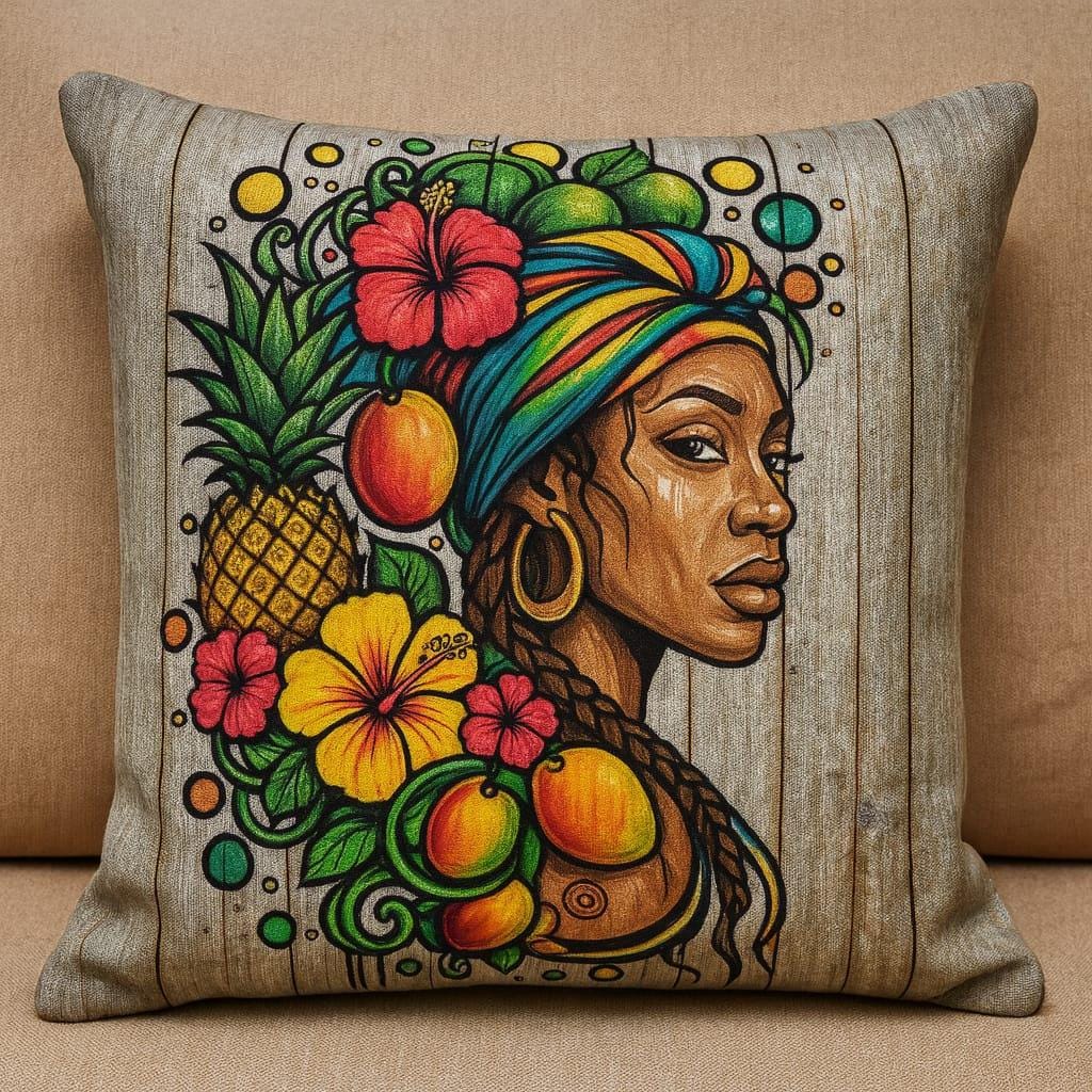 Island Goddess cushion