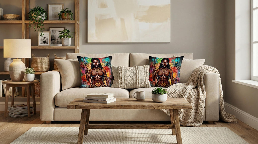 Ancestral Warrior cushion