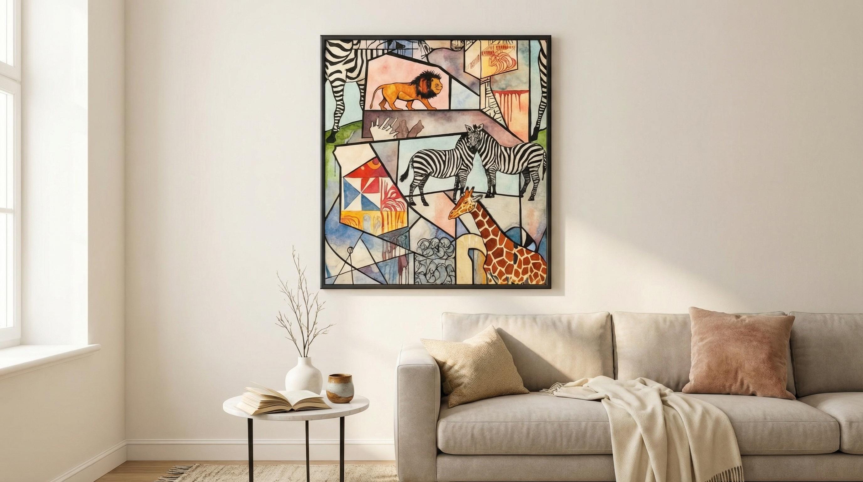Wild Mosaic Canvas
