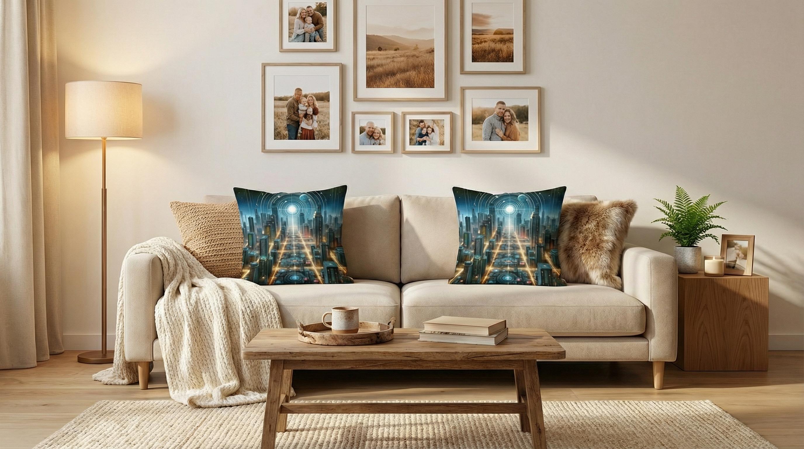 City of the Future cushion
