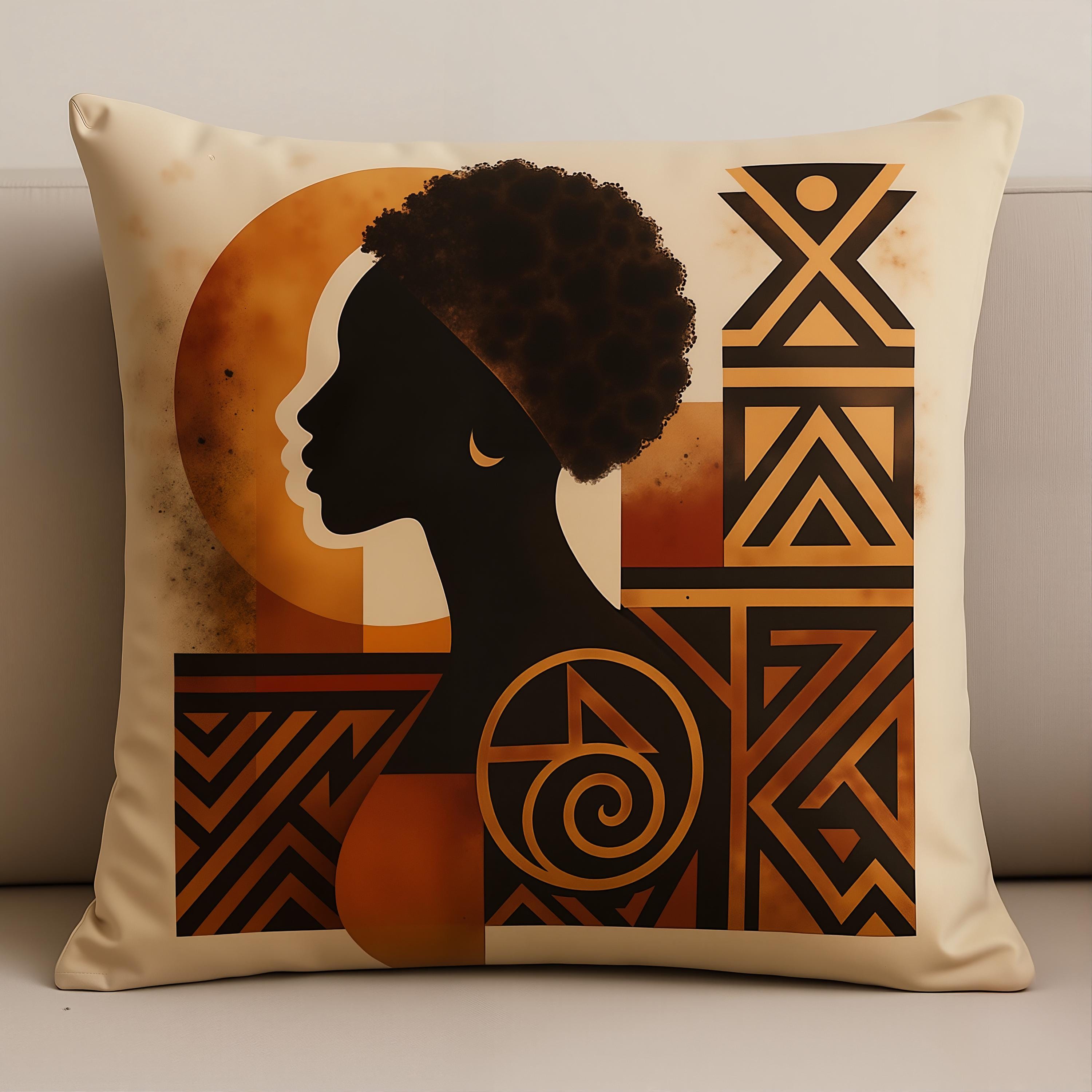 Warm Sunset Silhouette cushion