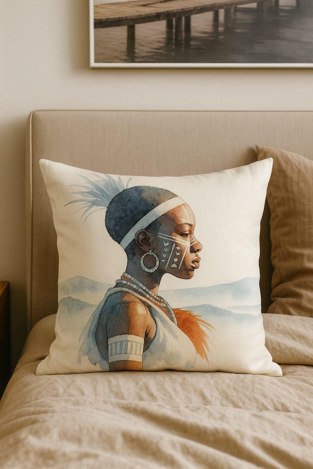 Painted Spirit cushion