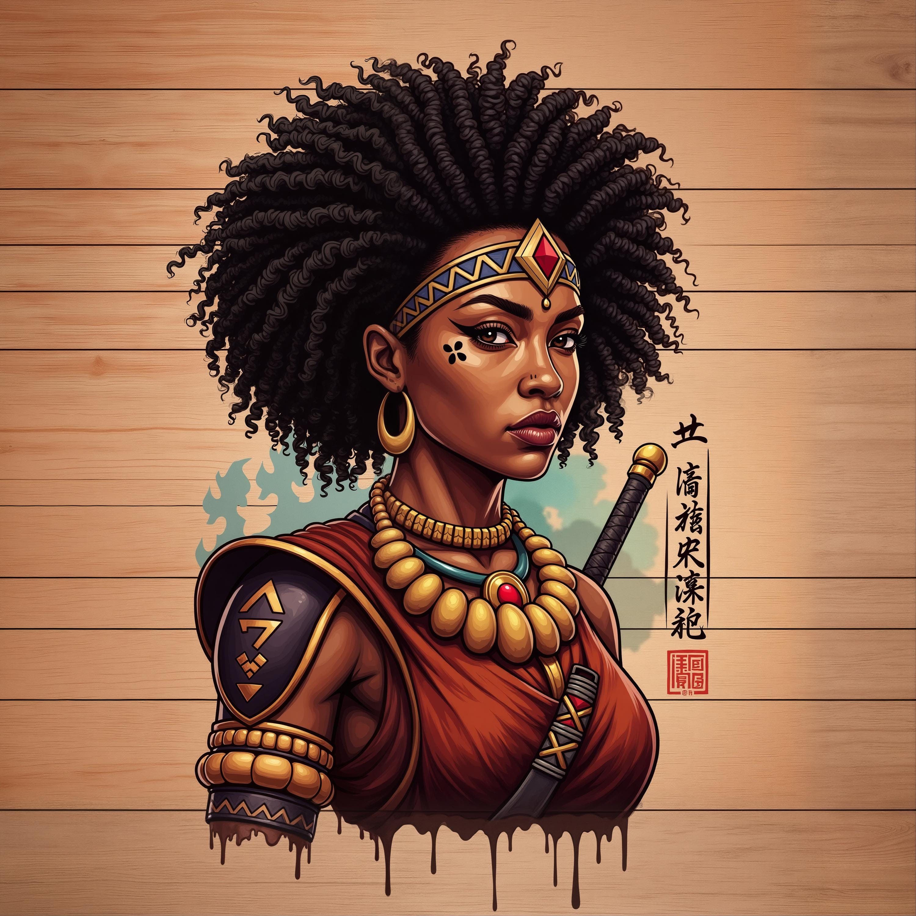 Warrior Empress fine print