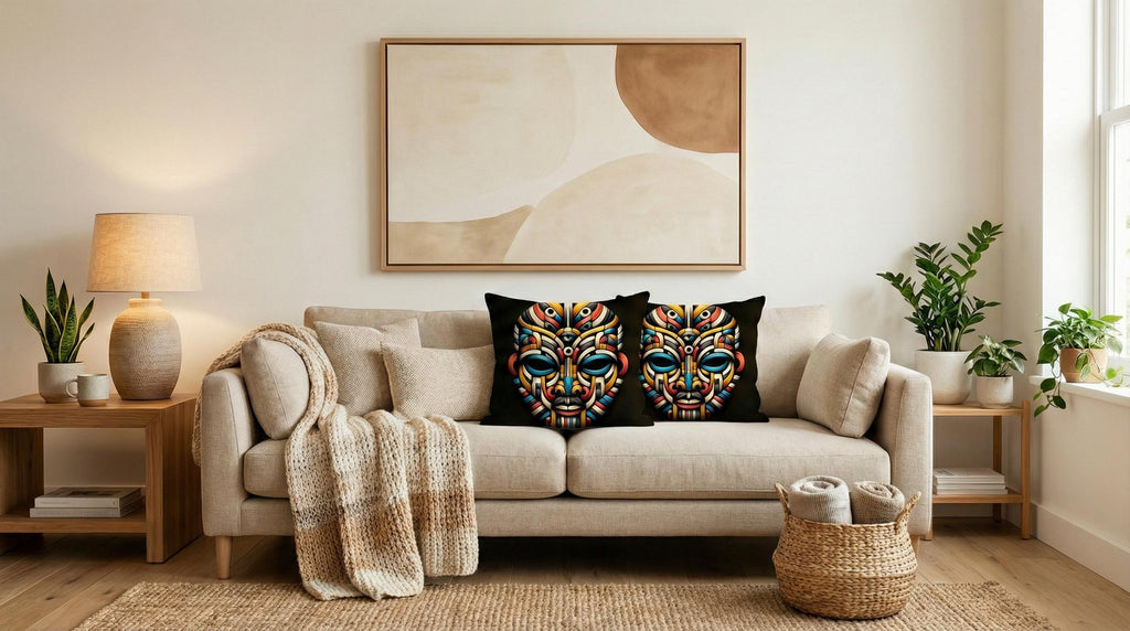 The Golden Sentinel cushion