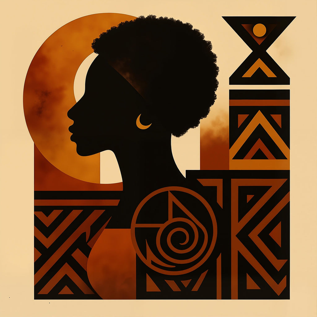 Warm Sunset Silhouette cushion
