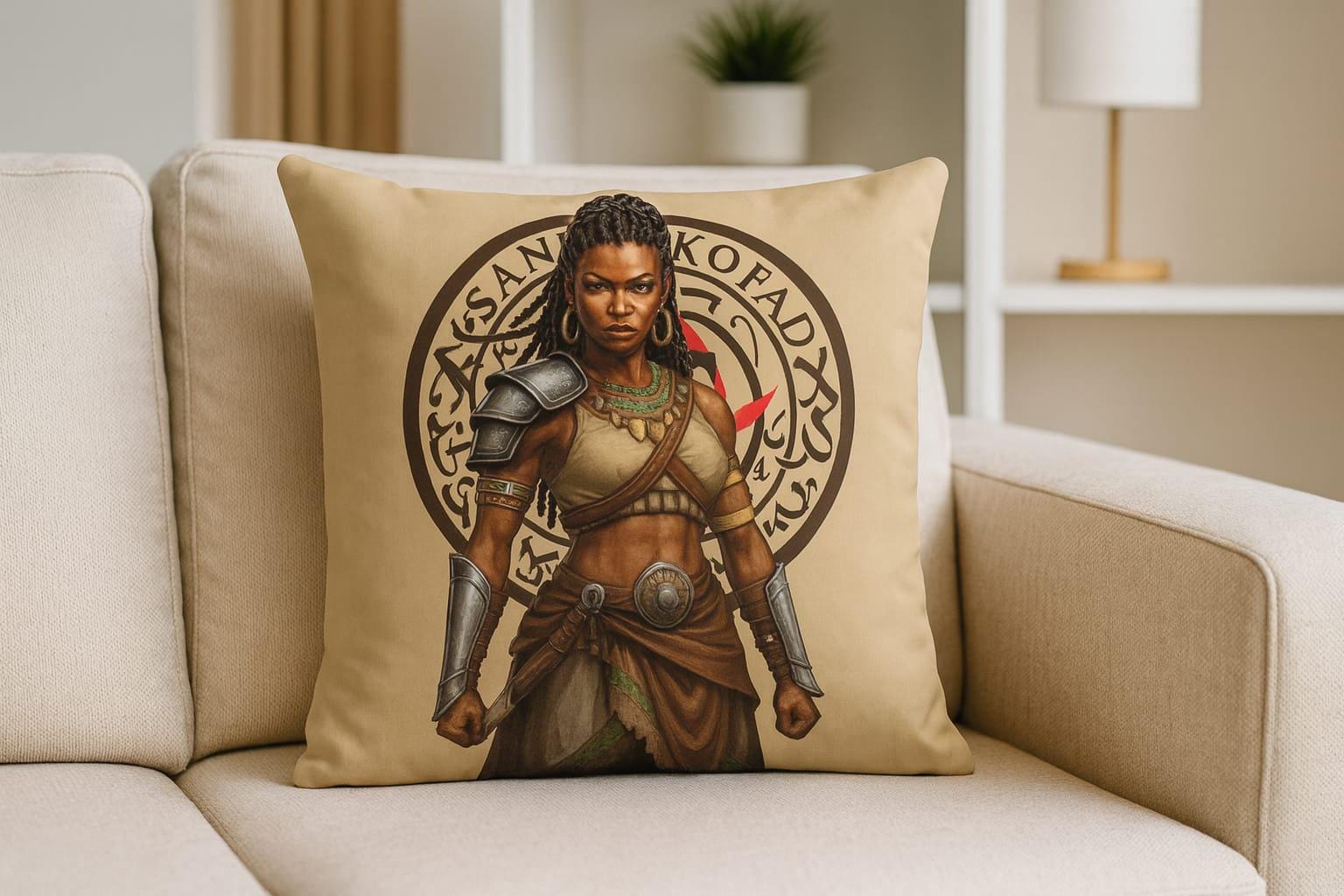 Tribal Guardian Cushion