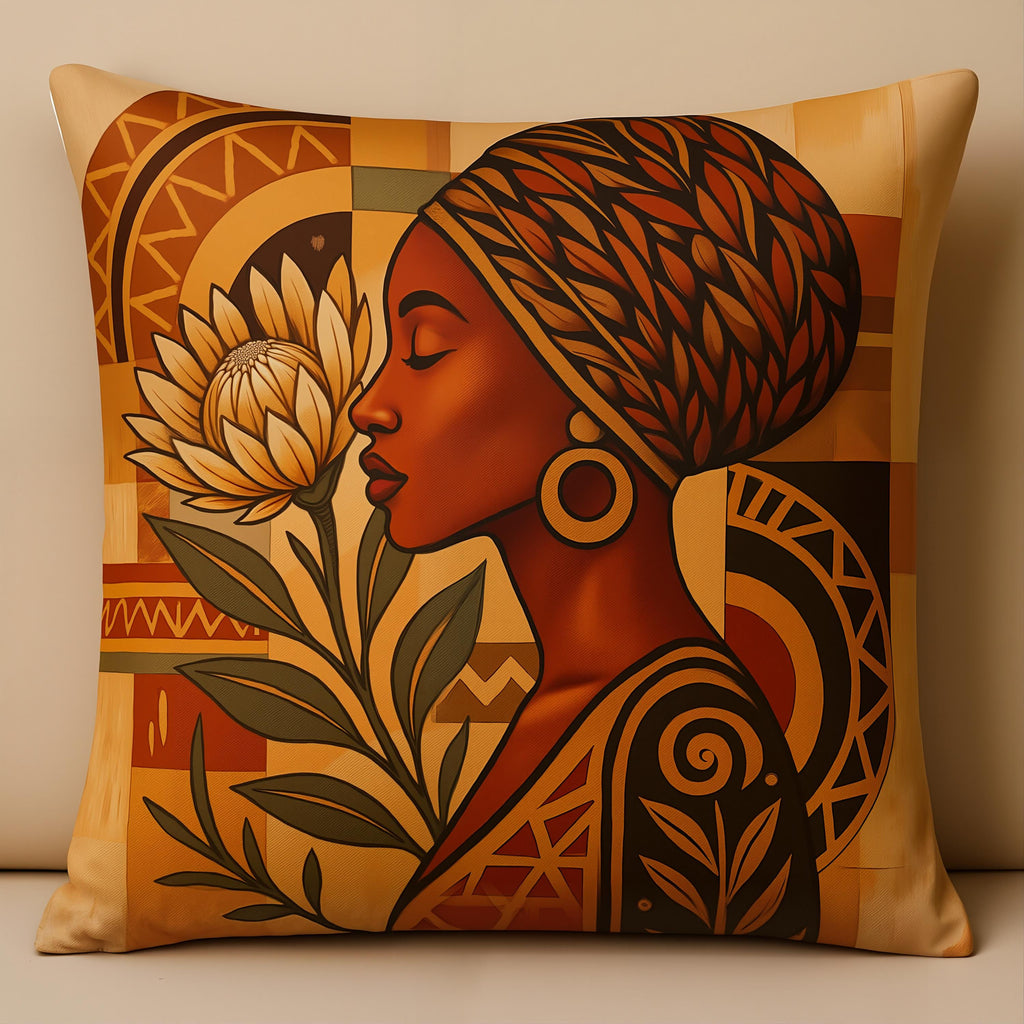 Golden Serenity cushion