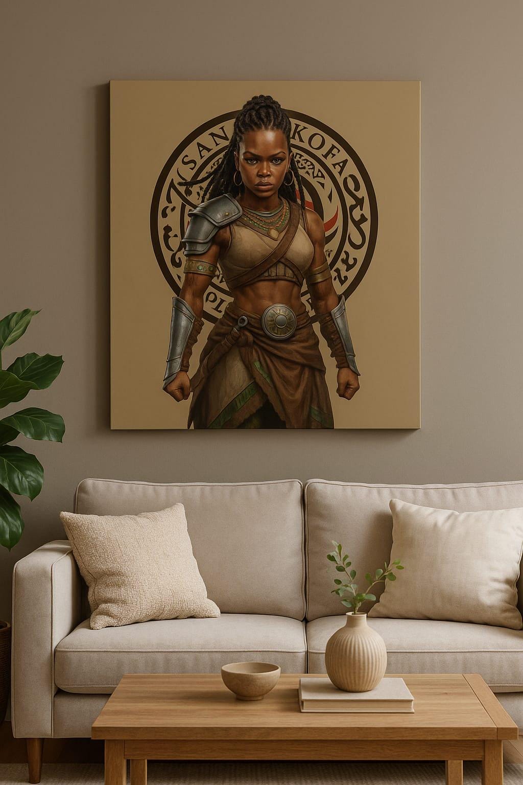 Tribal Guardian Canvas