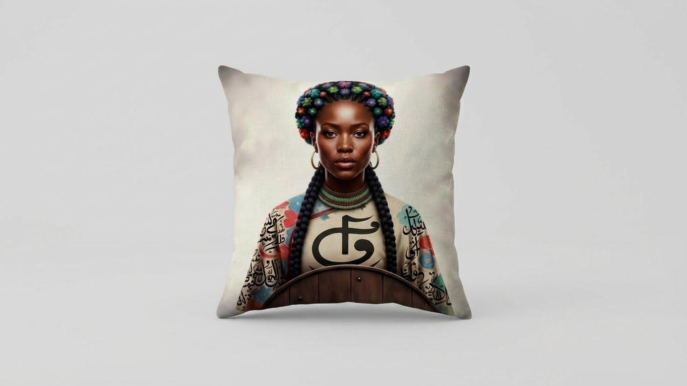 Crowned Beauty cushion