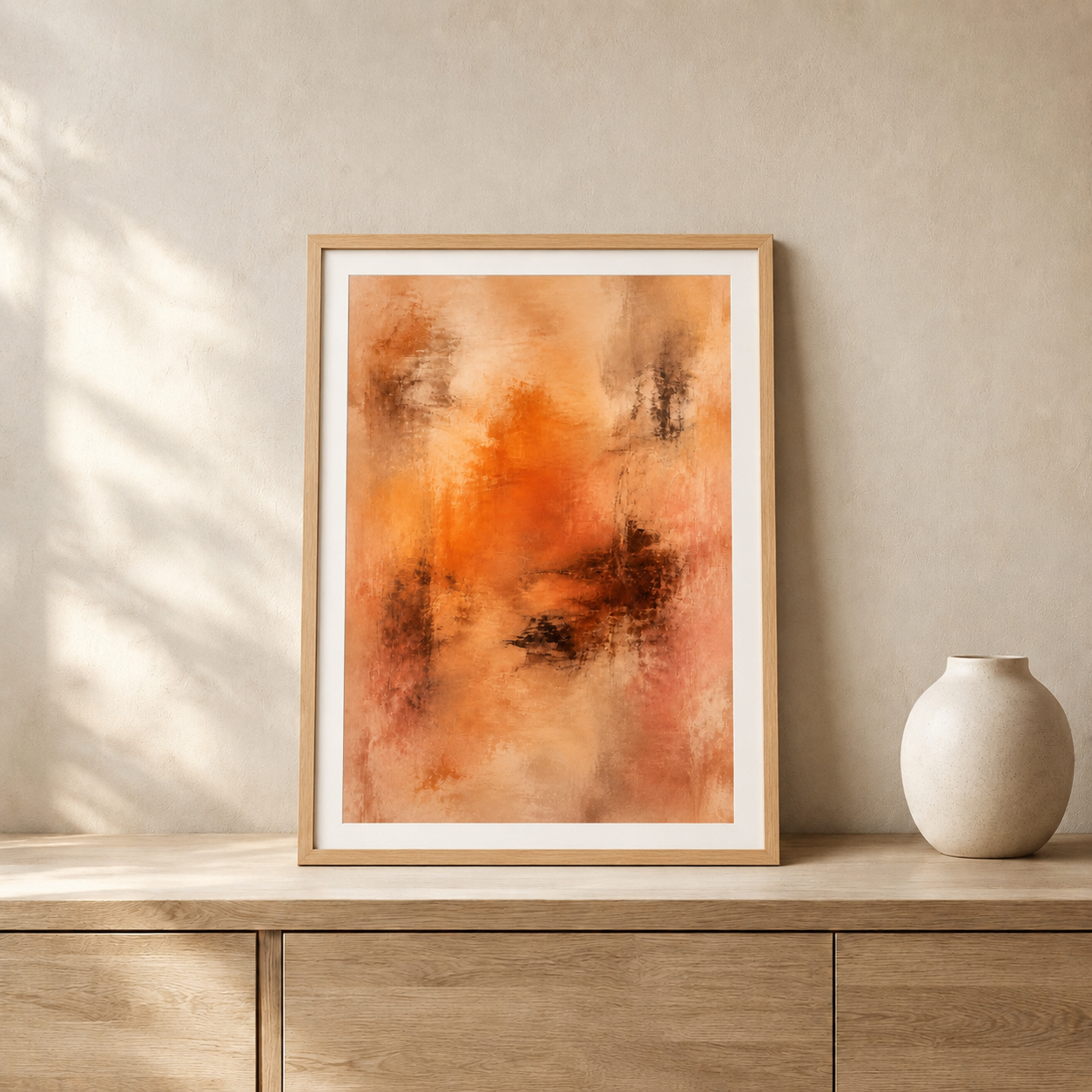 Heritage Reimagined Ember Haze Fine Art Print