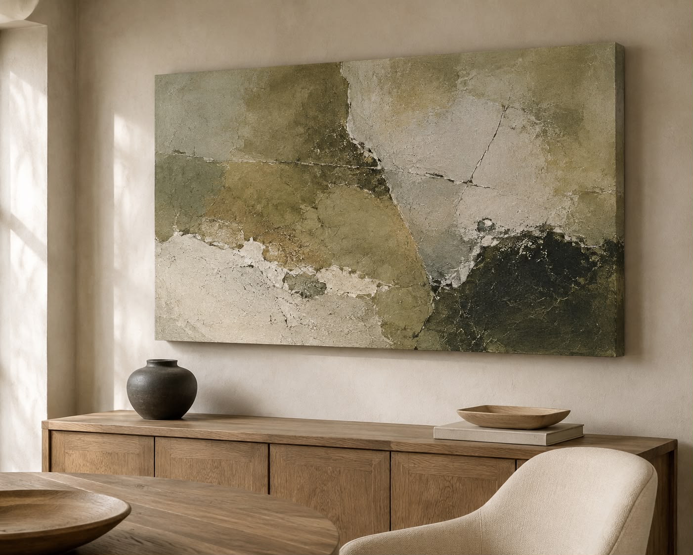 Heritage Reimagined Verdant Stone Canvas