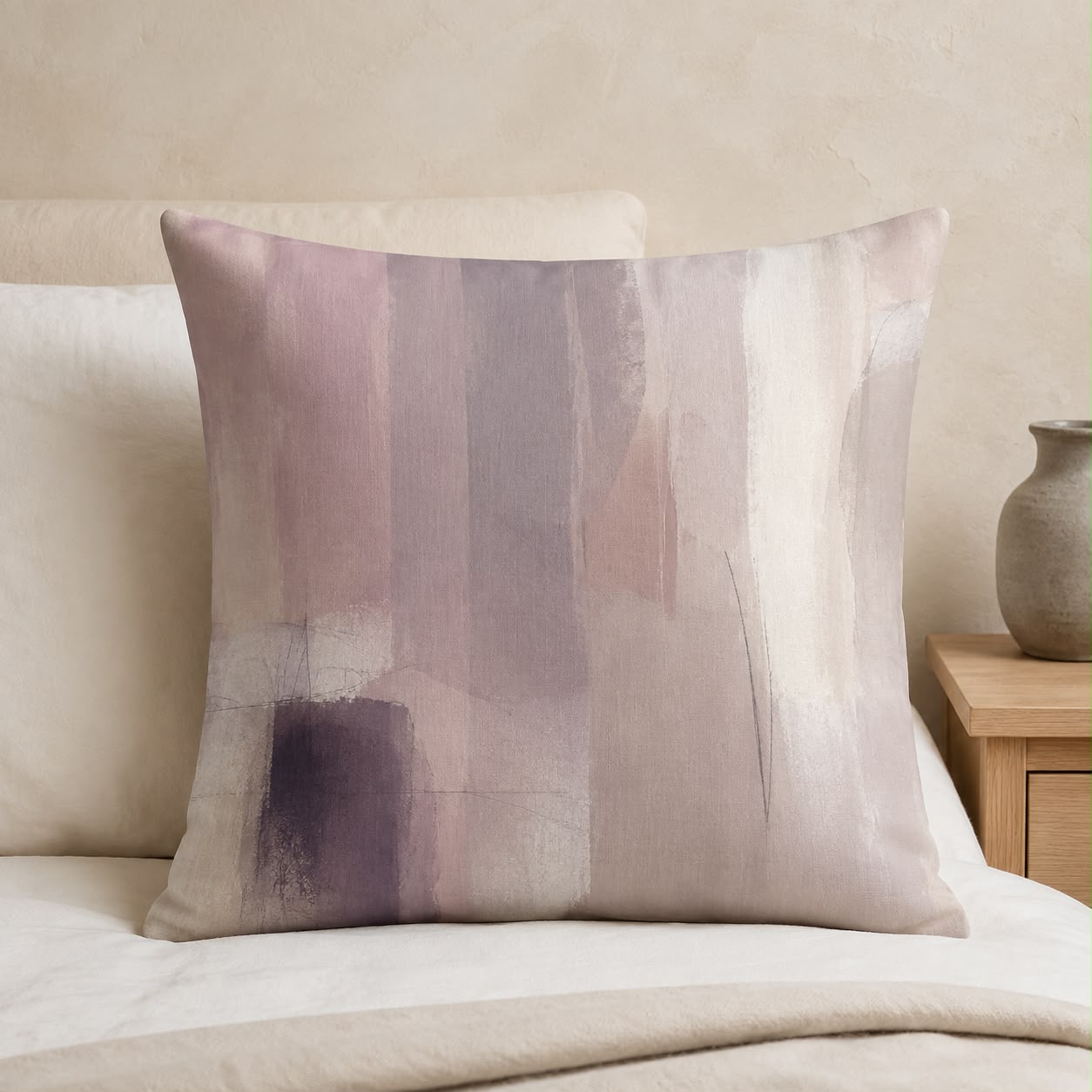 Heritage Reimagined Mauve Silence Cushion