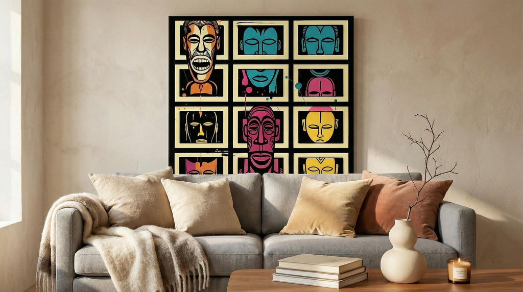 Faces of Many Canvas