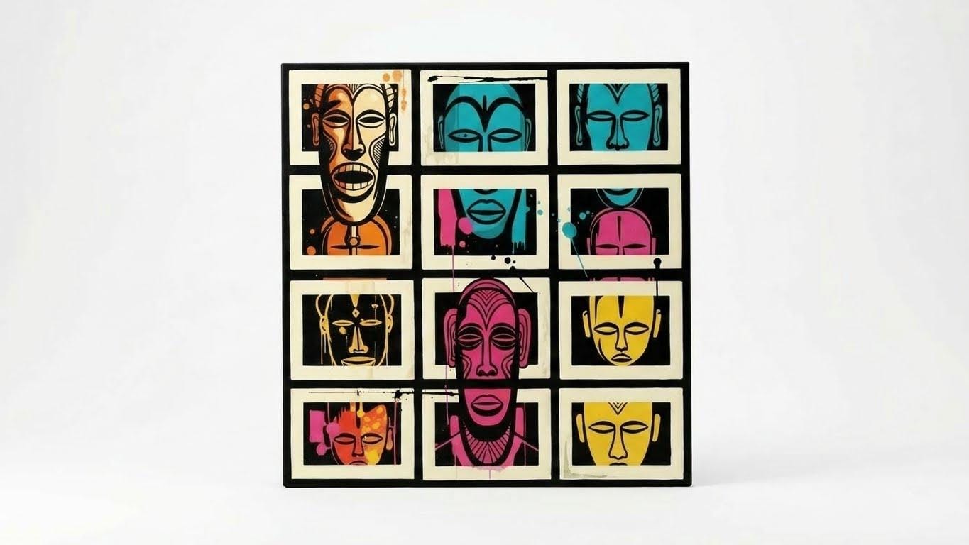 Faces of Many fine print