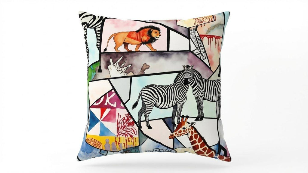 Wild Mosaic cushion