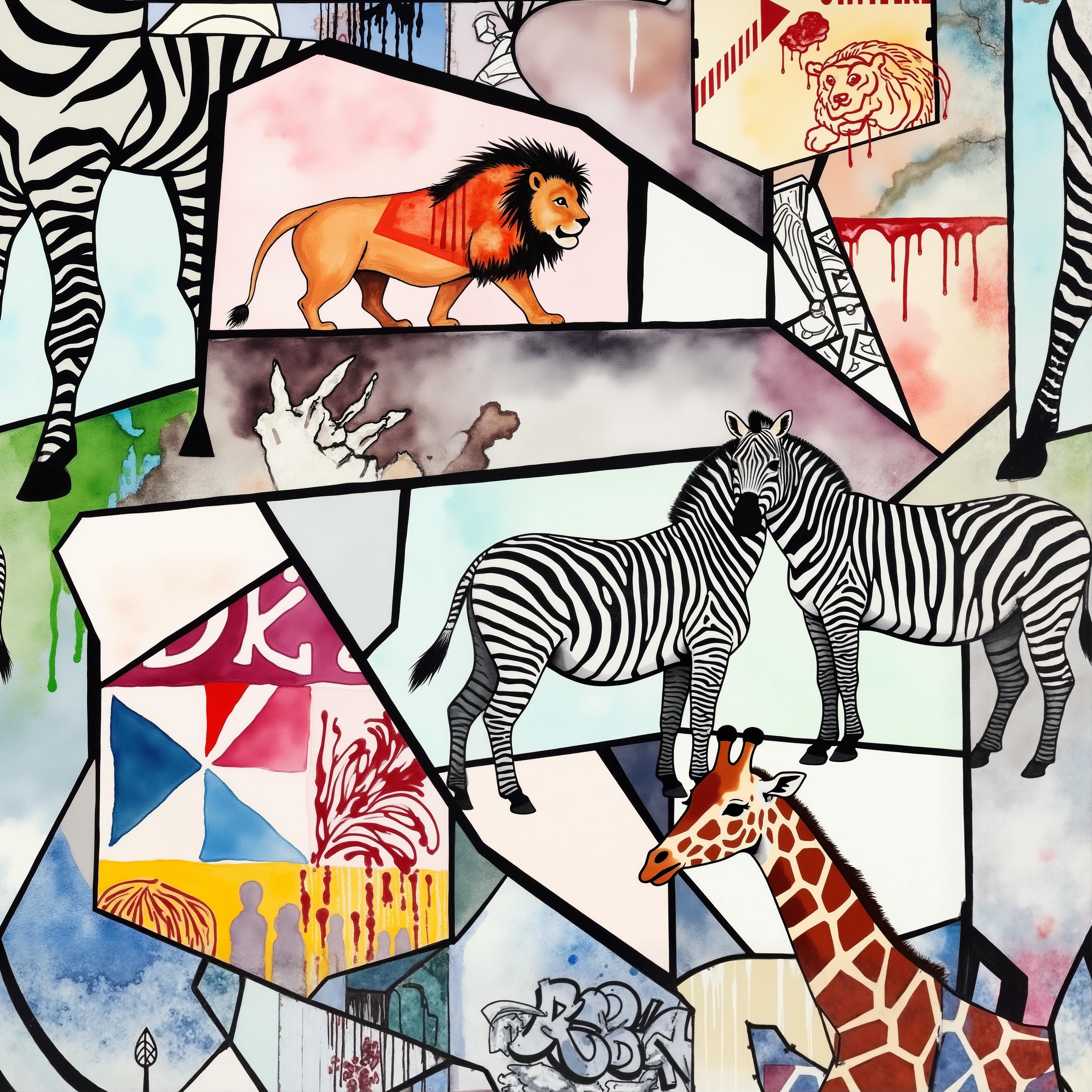 Wild Mosaic Canvas