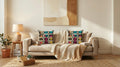 Faces of Many cushion