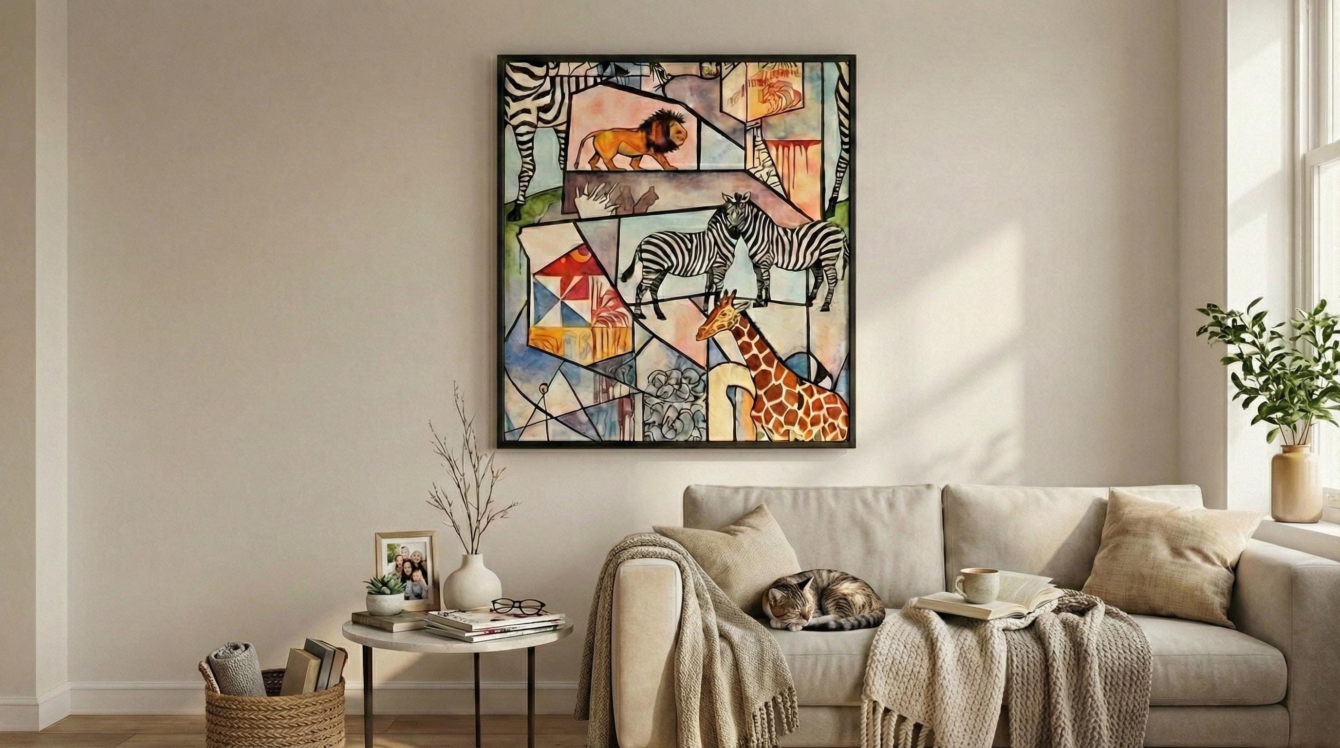 Wild Mosaic Canvas