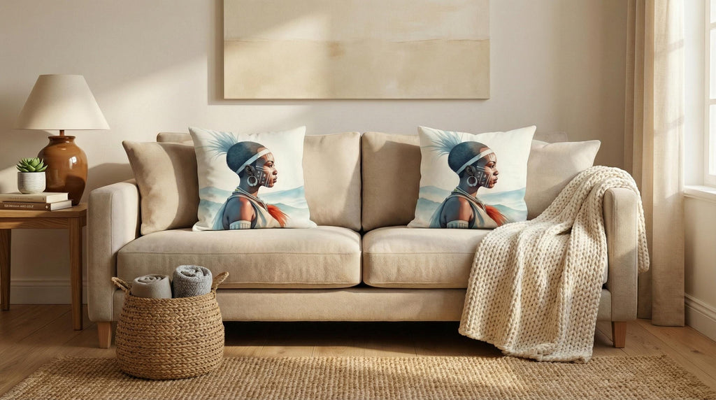 Painted Spirit cushion