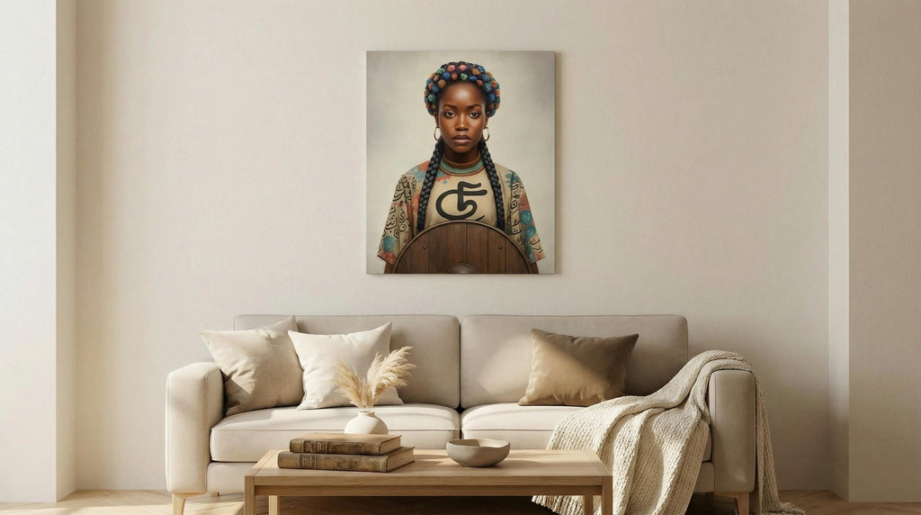 Crowned Beauty Canvas