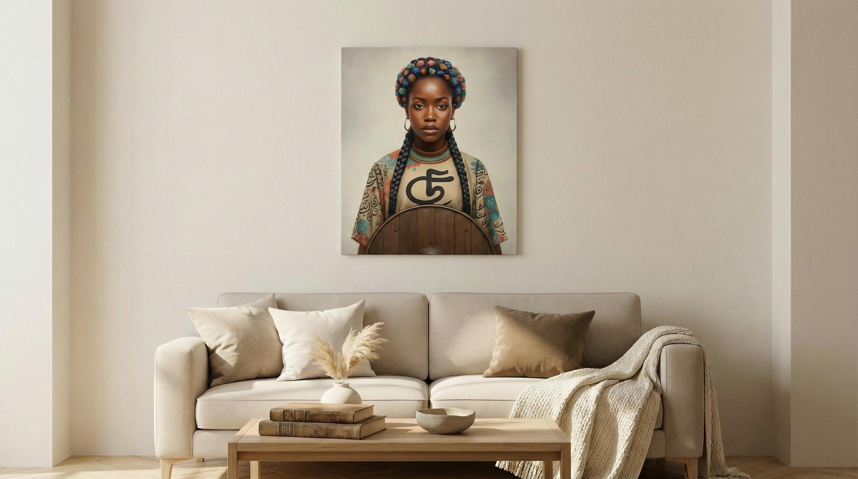Crowned Beauty Canvas