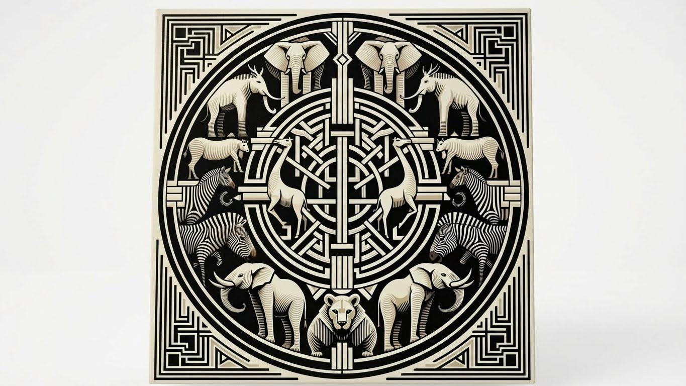 Circle of Wildlife fine print