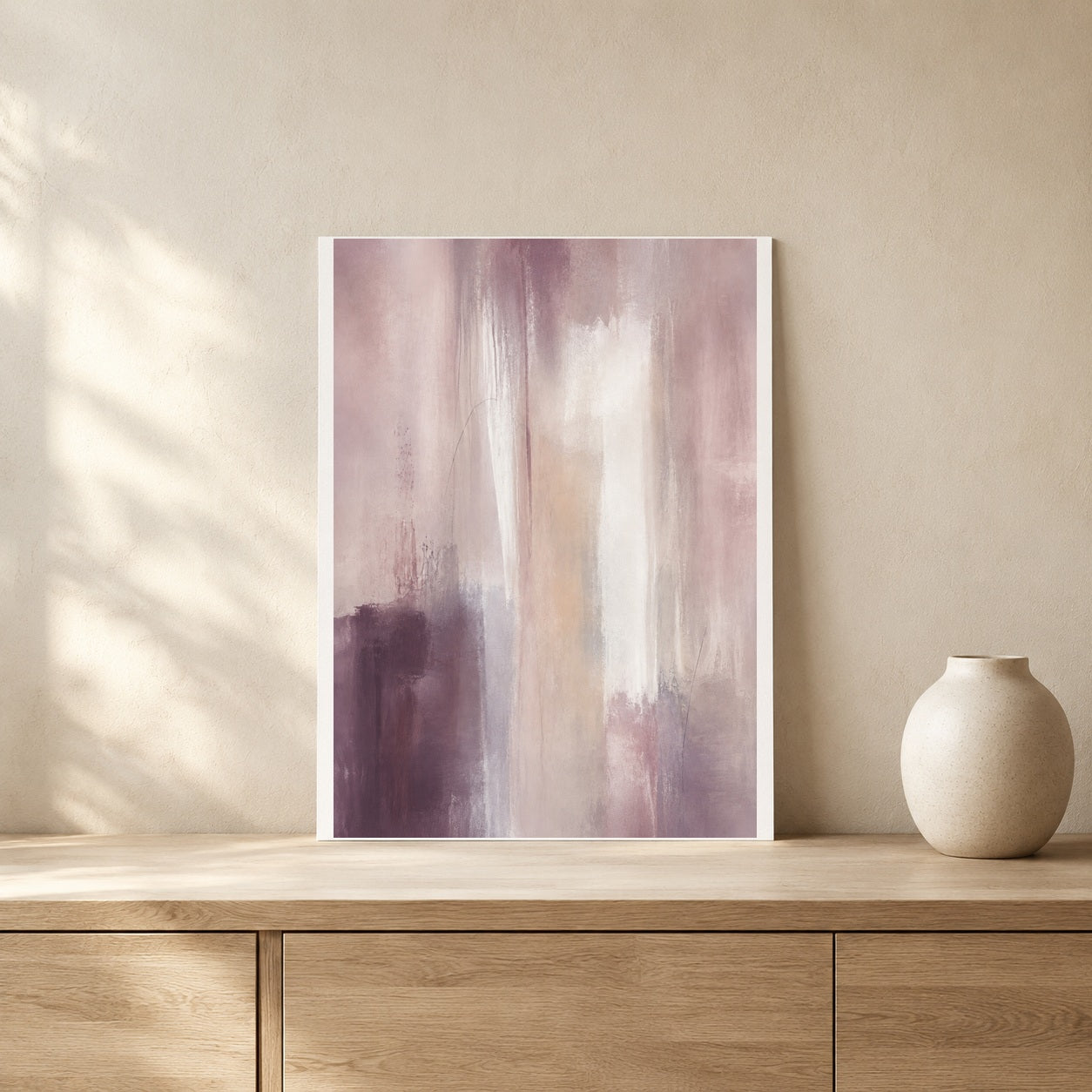 Heritage Reimagined Mauve Silence Fine Art Print