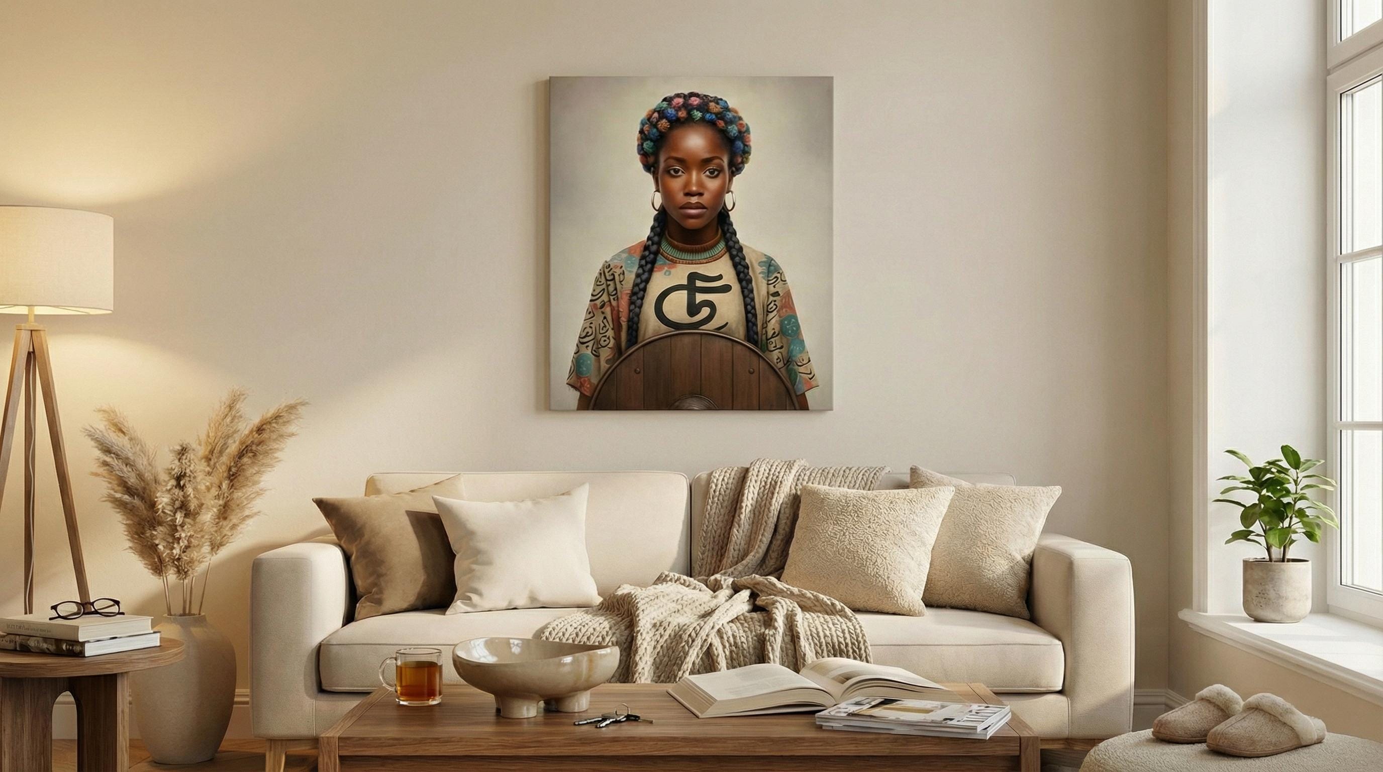 Crowned Beauty Canvas