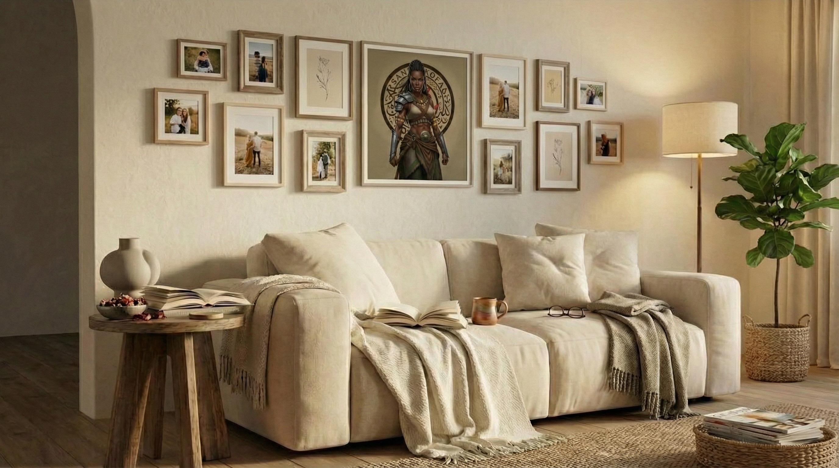 Tribal Guardian Canvas