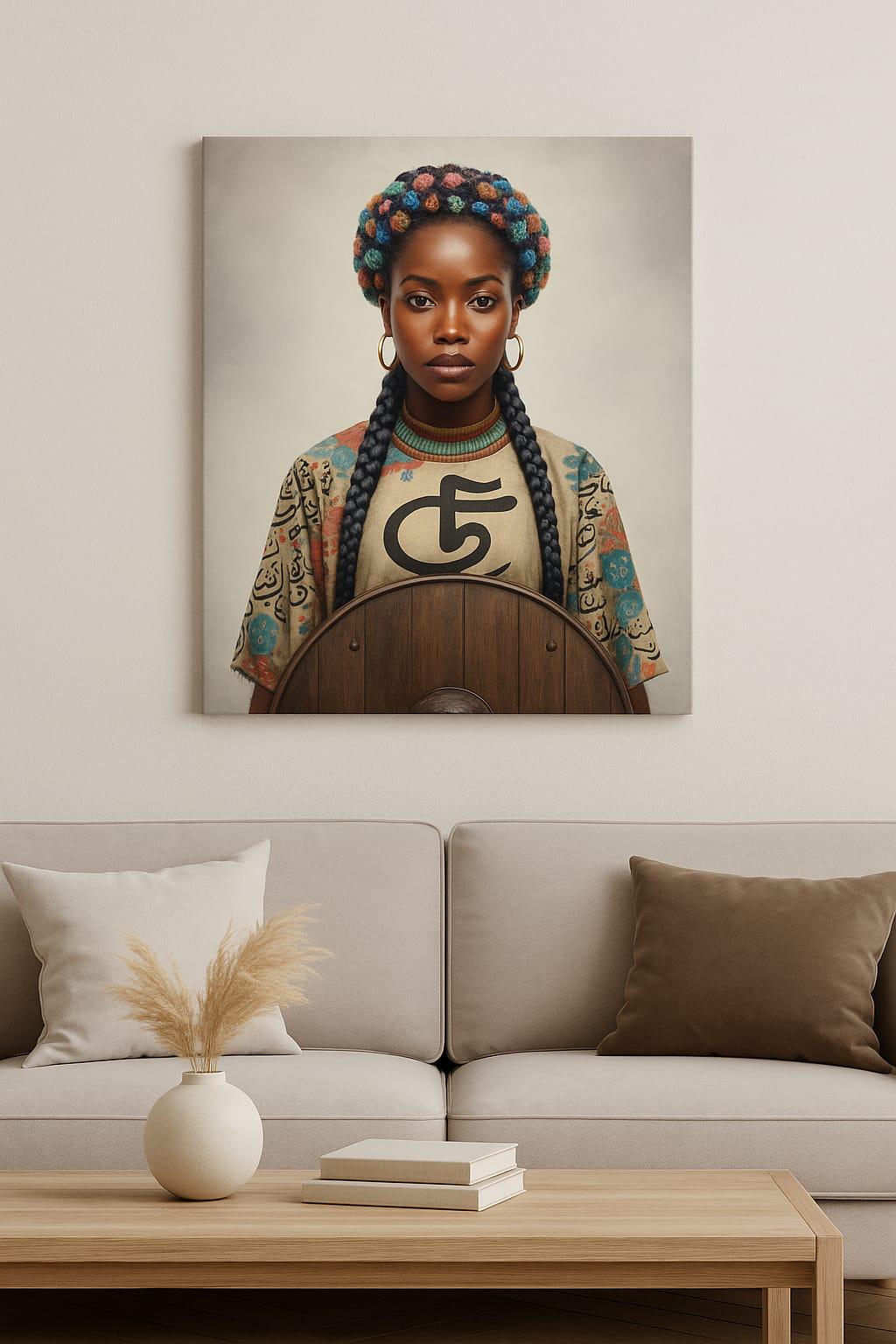 Crowned Beauty Canvas